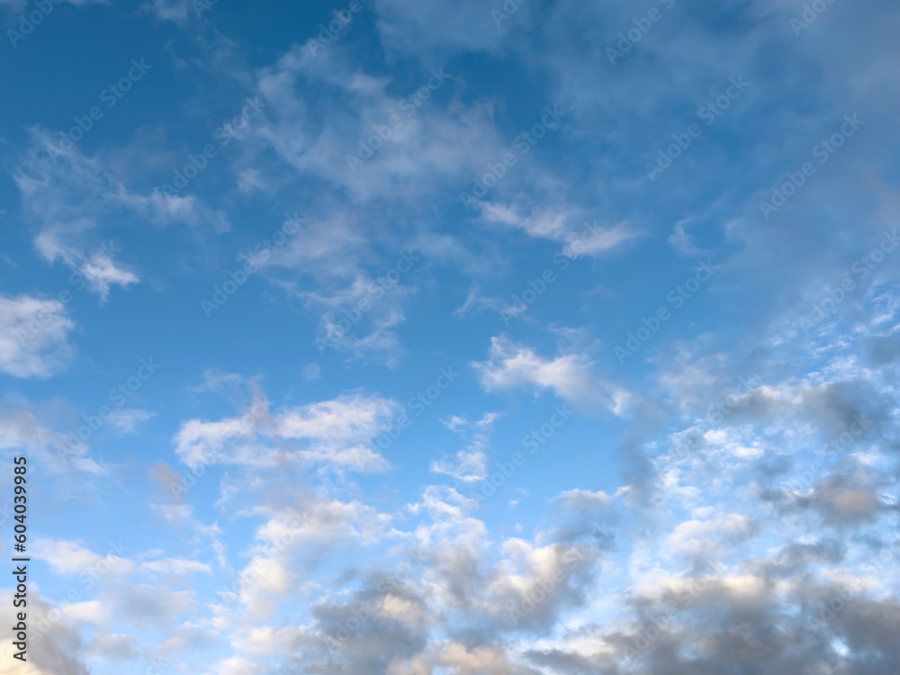 Fototapeta premium cloudy sky. blue sky and white clouds
