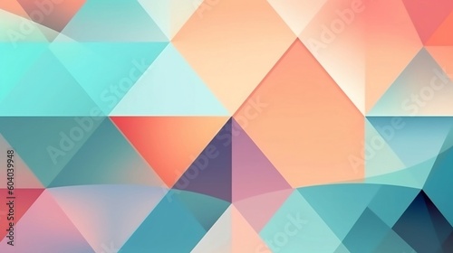 A colorful background with a geometric pattern. Created with Generative AI tools.