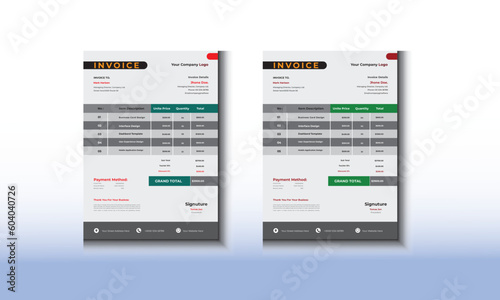 Invoice Design Modern Template