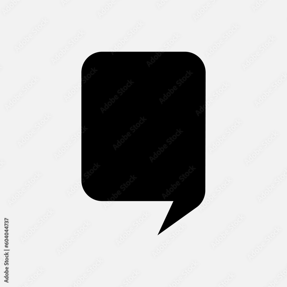 Bubble Speech Icon. Talk and Chat Illustration. Applied as Trendy Symbol for Design Elements, Websites, Presentation and Application - Vector. Bubble Speech Icon. Talk and Chat Illustration. Applied as Trendy Symbol for Design Elements, Websites, Presentation and Application - Vector.