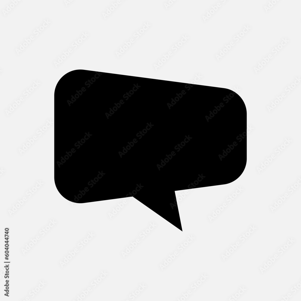 Bubble Speech Icon. Talk and Chat Illustration. Applied as Trendy Symbol for Design Elements, Websites, Presentation and Application - Vector. Bubble Speech Icon. Talk and Chat Illustration. Applied as Trendy Symbol for Design Elements, Websites, Presentation and Application - Vector.