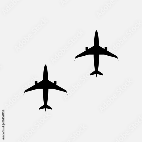 Plane Icon. Traveler, Transporter. Aircraft Symbol - Vector. 