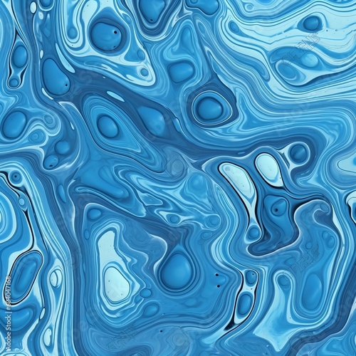 Soothing Blue Slime Texture Background. ai