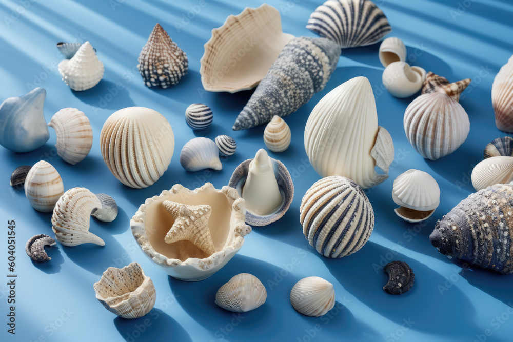 seashells , ai generative