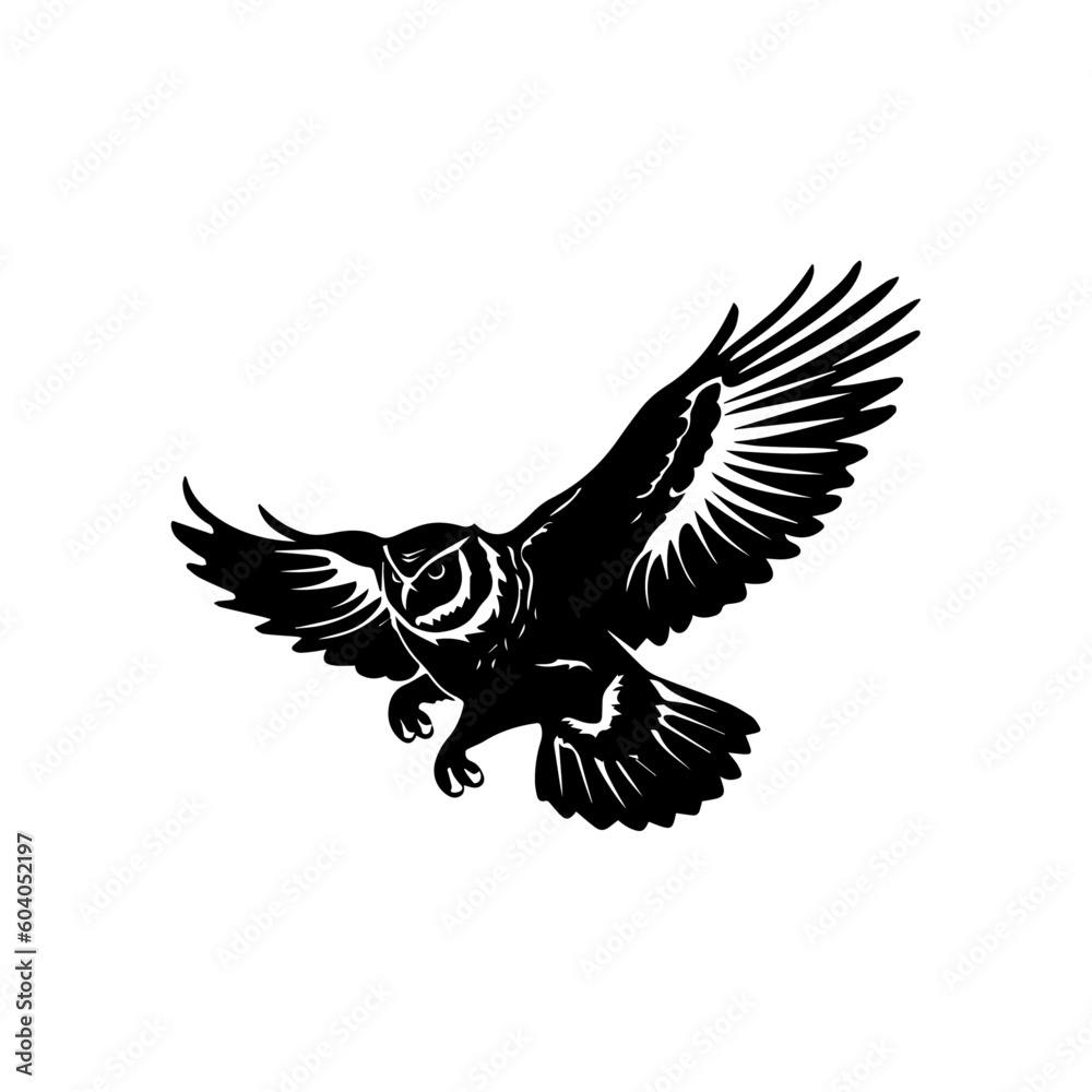 Eagle illustration isolated vector sign symbol, vector art, isolated on white background. Eagle illustration isolated vector sign symbol, vector art, isolated on white background.