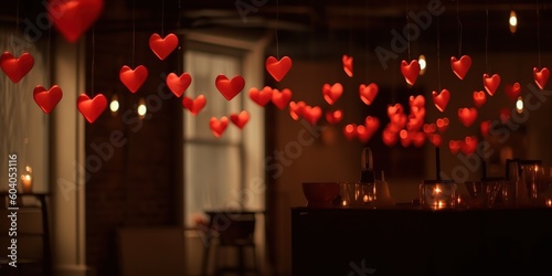 valentine's day, lights, Generative AI