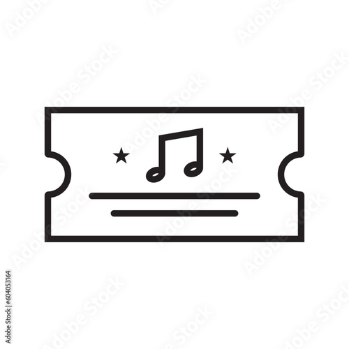 concert ticket icon