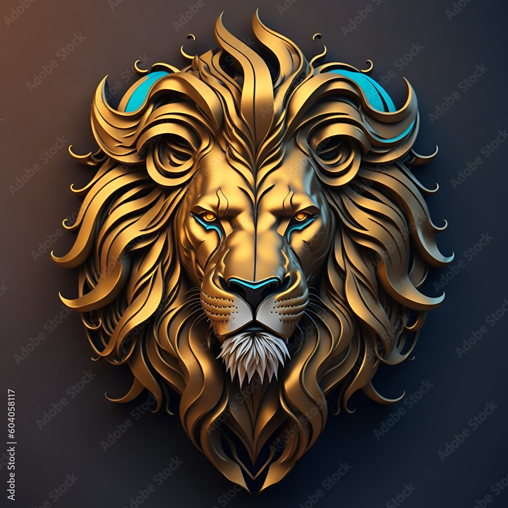 The lion logo for a marketing agency