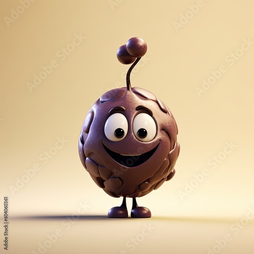Cute Cartoon Raisin Charact...