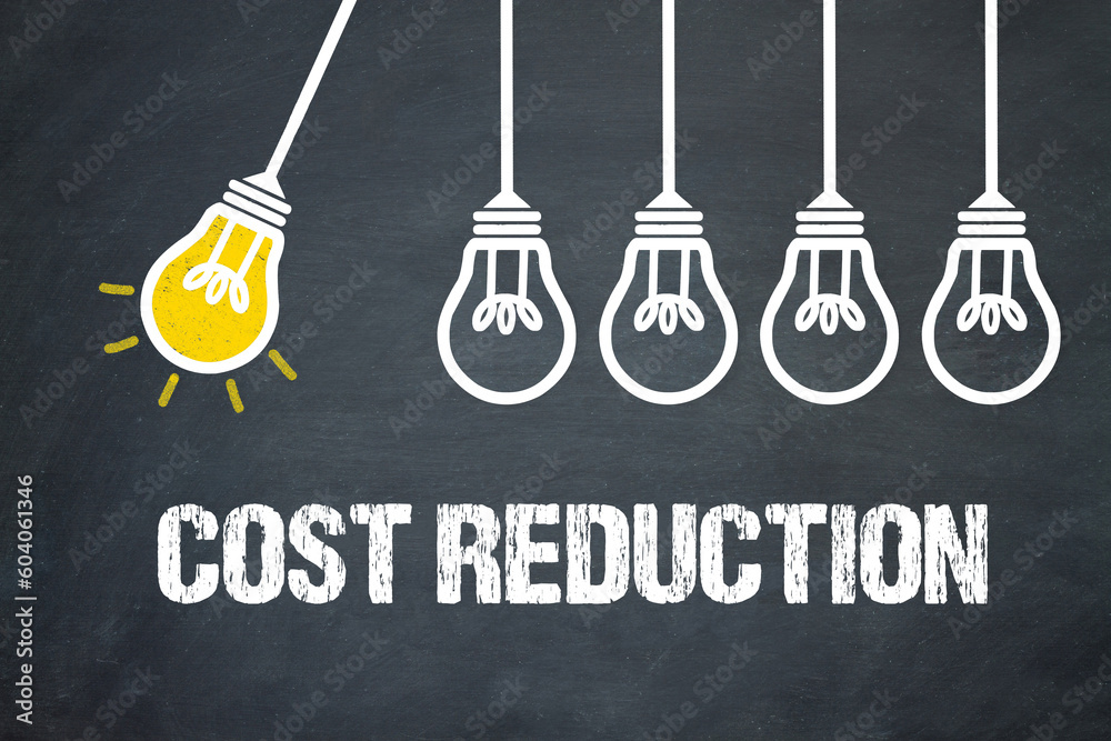 Fototapeta premium Cost reduction 