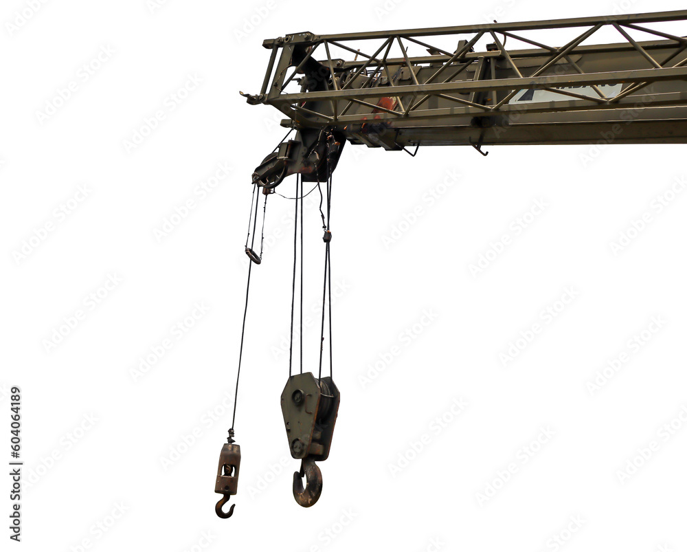 crane on a white background,png file