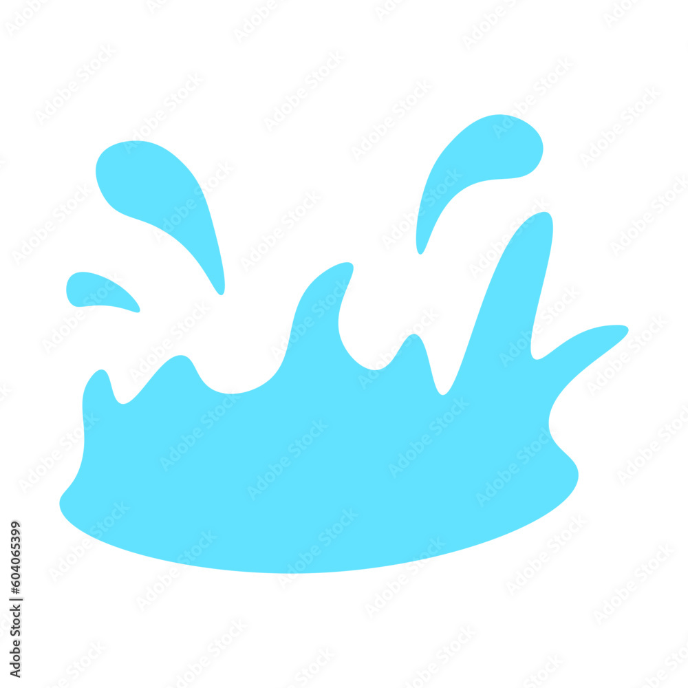 Water Splash Illustration Set Collection Water Splash Illustration Set Collection