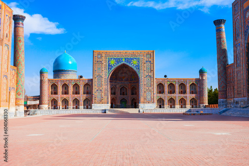 Registan ancient city in Samarkand, Uzbekistan photo