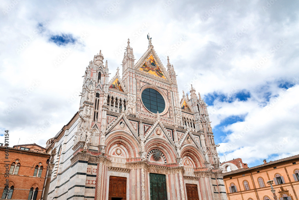 Siena Cathedral is a medieval church in Siena, Tuscany, Italy