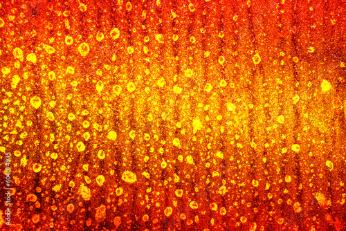 Wallpaper from rusty metal, Hot abstract background