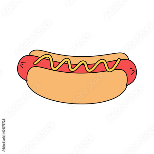 Doodle Food Illustration Set Collection