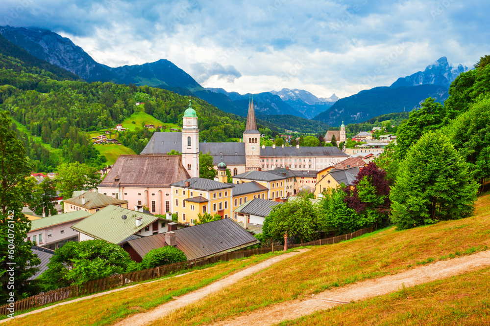Berchtesgaden town in Bavaria, Germany