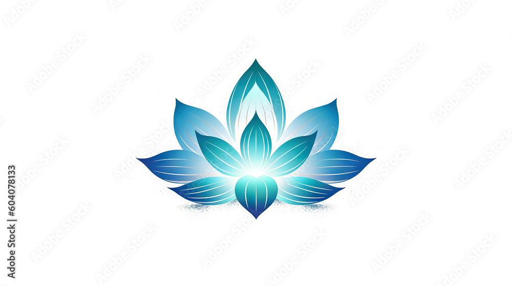 lotus flower icon logo health lotus flower icon logo health