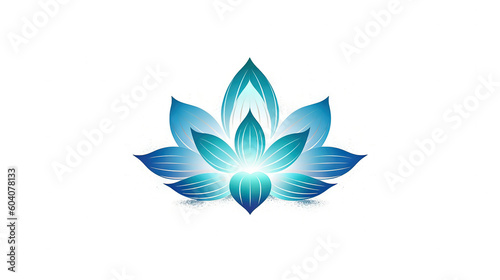 lotus flower icon logo health