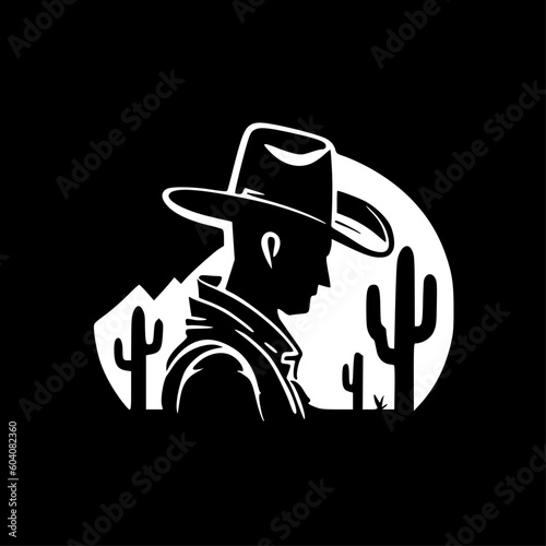 Western - High Quality Vector Logo - Vector illustration ideal for T-shirt graphic