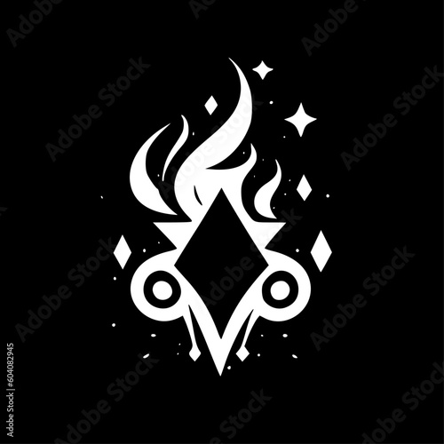 Magic | Minimalist and Simple Silhouette - Vector illustration