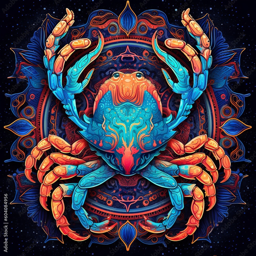 Cancer zodiac sign - generative ai Cancer zodiac sign - generative ai