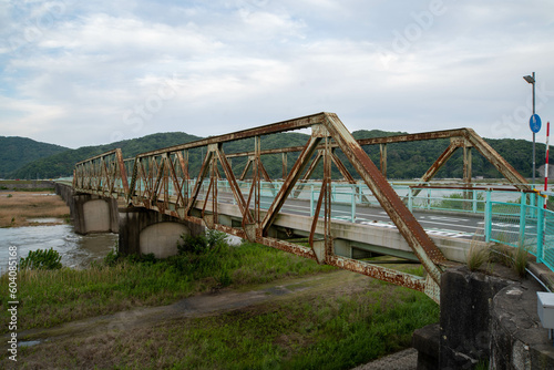 老朽化した川辺橋