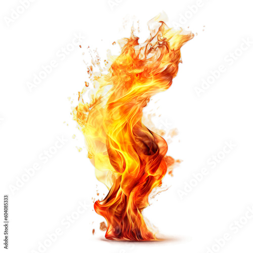 Flame On Transparent Background