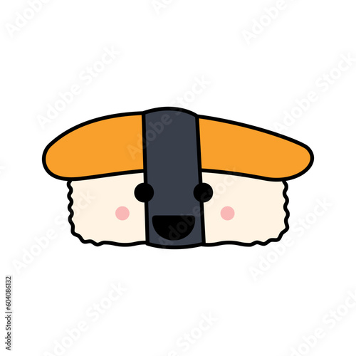 Cute Doodle Japanese Food Illustration