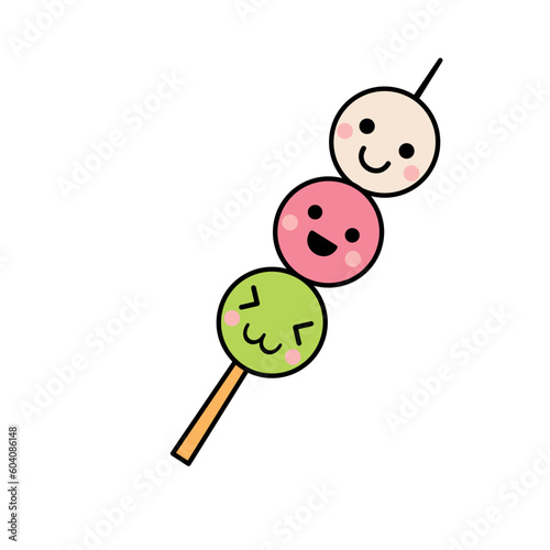 Cute Doodle Japanese Food Illustration