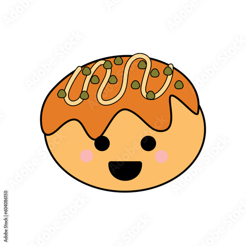 Cute Doodle Japanese Food Illustration