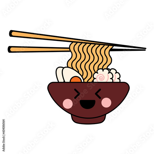 Cute Doodle Japanese Food Illustration