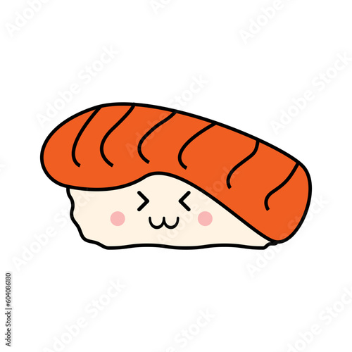 Cute Doodle Japanese Food Illustration
