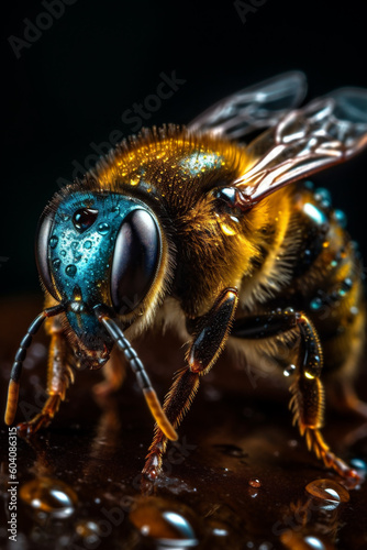 Bumblebee, closeup © lichaoshu