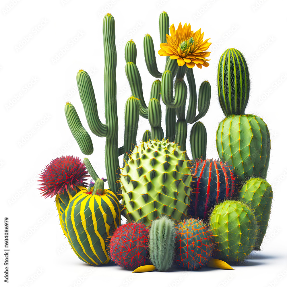Cactus Desert plant. Generative Ai Cactus Desert plant. Generative Ai