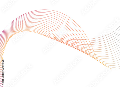 abstract background Thin line on white background. Vector abstract line art Abstract wavy background..