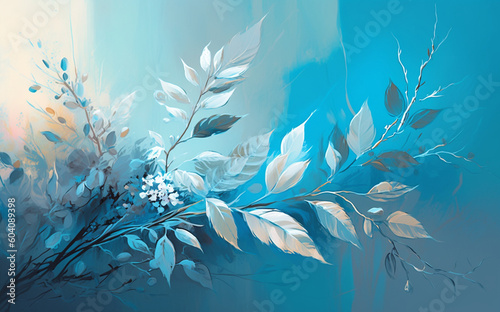 background with leaves, background with copy space 