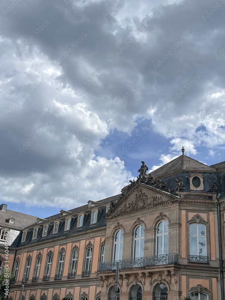 beautiful building in Stuttgart historical architecture sky and building