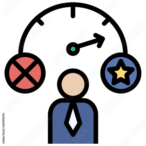 achievement filled outline style icon