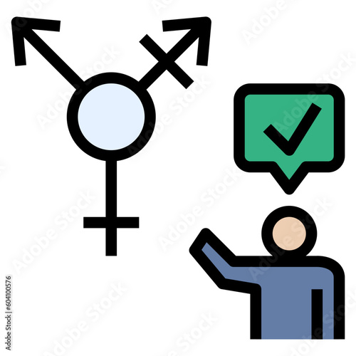 alternative_sex filled outline style icon