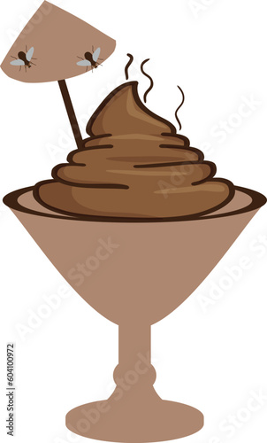 Cocktail with poop.