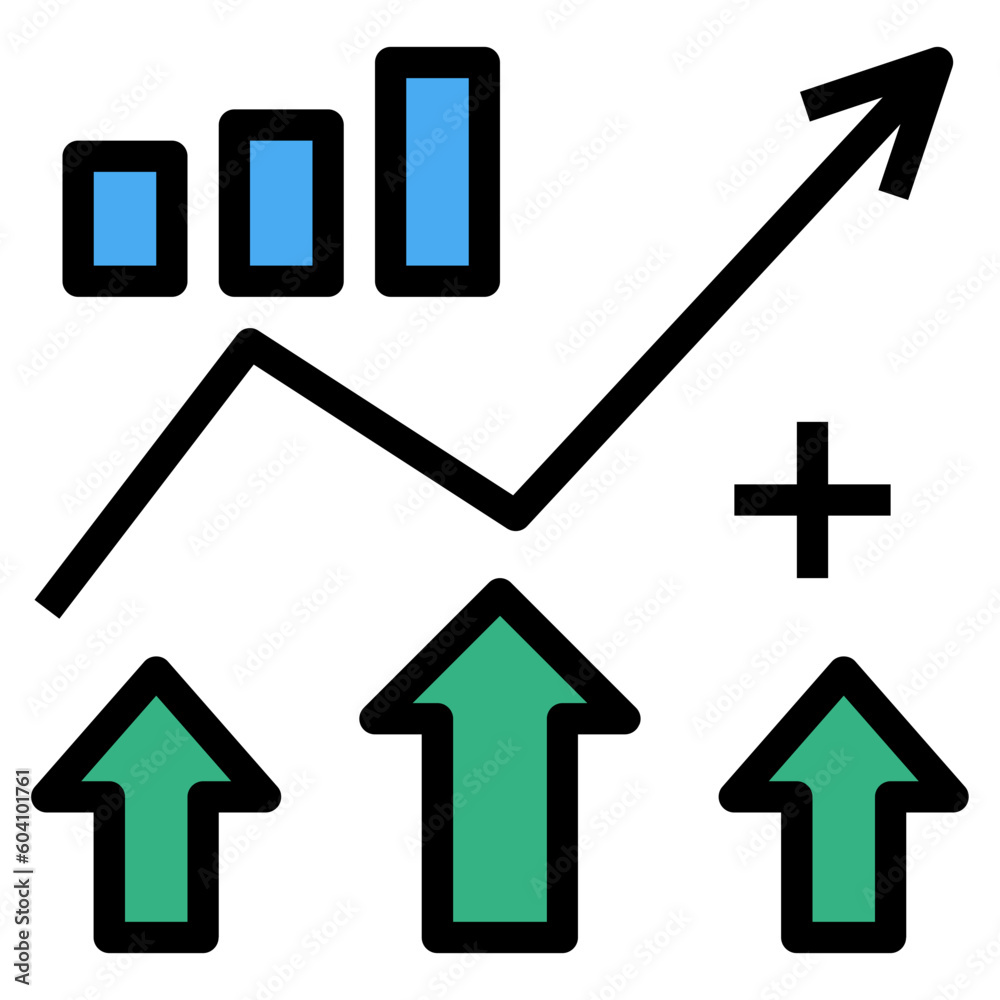 graph filled outline style icon graph filled outline style icon