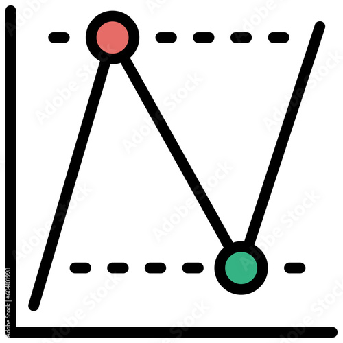 investment filled outline style icon