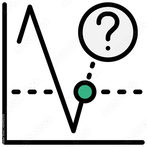 predict filled outline style icon