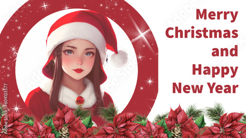 santa claus girl