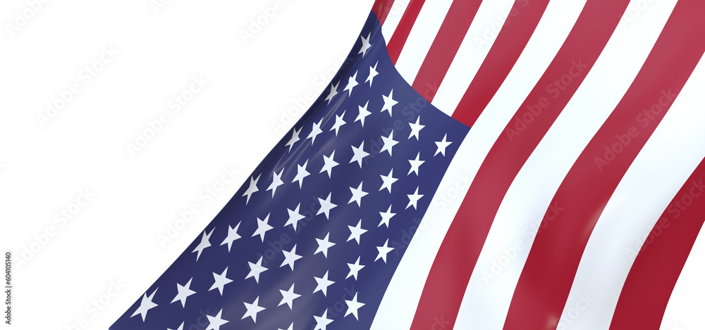 Obraz premium a close up picture of an american flag