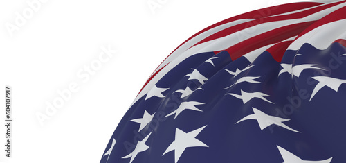 American flag for Memorial ...