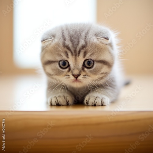 Curious Ears: Scottish Fold Kittens Exploring the World