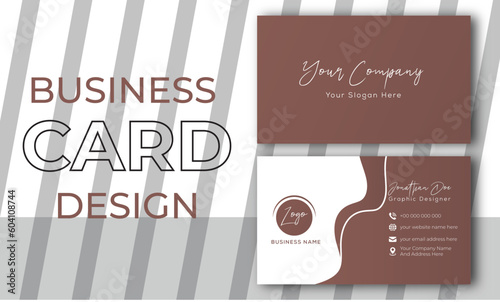 Modern Editable Business Card Template, Minimalist Business Cards, Chic Business Card, Printable Business Card Template