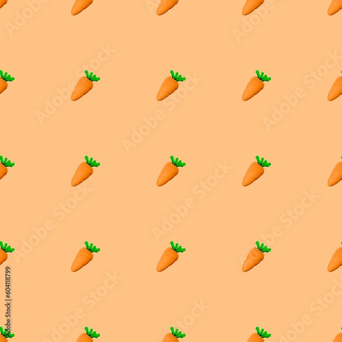 carrot seamless pattern. background,wallpaper. Designing clothes, shirts, hats, etc